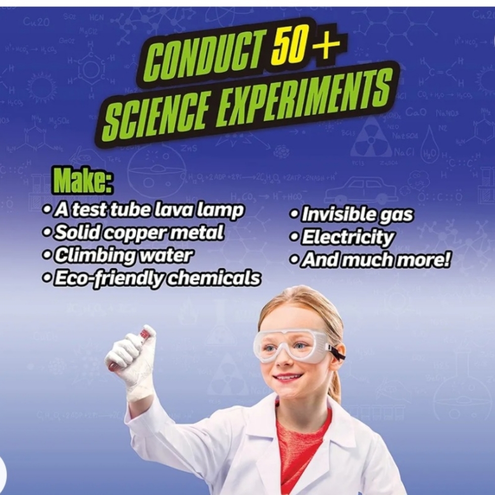 🆕 NEW! WILD! Science Test Tube Chemistry Lab 50+ Fun Experiments and Reactions - Picture 4 of 7